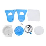 Hand Crank Shaved Ice Machine Stainless Steel Blades Safe Portable Ice Crusher for Home Restaurants Cafes Food Stalls Blue In Australia - Darrahopens