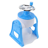 Hand Crank Shaved Ice Machine Stainless Steel Blades Safe Portable Ice Crusher for Home Restaurants Cafes Food Stalls Blue In Australia - Darrahopens