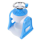 Hand Crank Shaved Ice Machine Stainless Steel Blades Safe Portable Ice Crusher for Home Restaurants Cafes Food Stalls Blue In Australia - Darrahopens