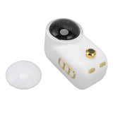 Train Air Humidifier Projector Cartoon Retro Charging Soft Light Desktop Humidifier Night Light for Bedroom Office White
