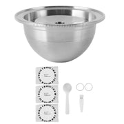 Reusable Coffee Capsule Filter Stainless Steel Refillable Coffee Machine Pod with Spoon Brush In Australia - Darrahopens