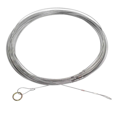 Steel Wire Measuring Rope Good Flexibility Sturdy Steel Rope Measuring Cord with Scale for Well Construction 30m/98.4ft In Australia - Darrahopens