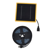 Solar Plant Grow Light Strip Solar Power Full Spectrum 5W LED High Luminous Flux Solar LED Grow Light Strips for Plant 2 Meters / 2.2yd