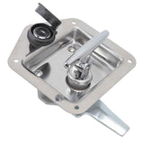 T Handle Latch Stainless Steel Polished Appearance Truck Toolbox Lock Tool Box Latch for Electrical Cabinets Toolboxes