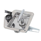 T Handle Latch Stainless Steel Polished Appearance Truck Toolbox Lock Tool Box Latch for Electrical Cabinets Toolboxes