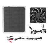 Solar Exhaust Fan Energy Saving Portable 5W 5V Solar Exhaust Fan for Camping RV Chicken Coop Dog House Tree House In Australia - Darrahopens