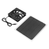 Solar Exhaust Fan Energy Saving Portable 5W 5V Solar Exhaust Fan for Camping RV Chicken Coop Dog House Tree House In Australia - Darrahopens