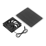 Solar Exhaust Fan Energy Saving Portable 5W 5V Solar Exhaust Fan for Camping RV Chicken Coop Dog House Tree House