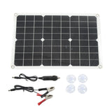 Solar Panel Kit Monocrystalline High Conversion Rate Dual USB Interface Output DIY Solar Panel for Hiking Camping 20W 5V In Australia - Darrahopens