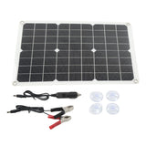 Solar Panel Kit Monocrystalline High Conversion Rate Dual USB Interface Output DIY Solar Panel for Hiking Camping 20W 5V In Australia - Darrahopens