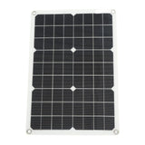 Solar Panel Kit Monocrystalline High Conversion Rate Dual USB Interface Output DIY Solar Panel for Hiking Camping 20W 5V In Australia - Darrahopens