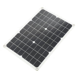 Solar Panel Kit Monocrystalline High Conversion Rate Dual USB Interface Output DIY Solar Panel for Hiking Camping 20W 5V In Australia - Darrahopens