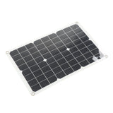 Solar Panel Kit Monocrystalline High Conversion Rate Dual USB Interface Output DIY Solar Panel for Hiking Camping 20W 5V In Australia - Darrahopens