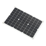 Solar Panel Kit Monocrystalline High Conversion Rate Dual USB Interface Output DIY Solar Panel for Hiking Camping 20W 5V In Australia - Darrahopens