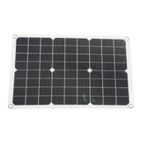 Solar Panel Kit Monocrystalline High Conversion Rate Dual USB Interface Output DIY Solar Panel for Hiking Camping 20W 5V In Australia - Darrahopens