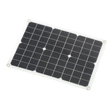 Solar Panel Kit Monocrystalline High Conversion Rate Dual USB Interface Output DIY Solar Panel for Hiking Camping 20W 5V In Australia - Darrahopens
