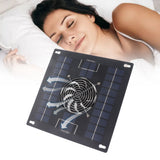 Solar Powered Exhaust Fan Monocrystalline Solar Panel Fan Kit for Chicken Coop Greenhouse Hut