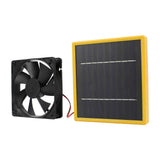 5W 12V Solar Powered Fan with Bracket Portable DIY Cooling Ventilation Fan with Solar Panel for Chicken Coop Greenhouse In Australia - Darrahopens
