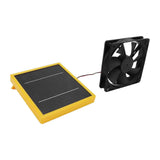 5W 12V Solar Powered Fan with Bracket Portable DIY Cooling Ventilation Fan with Solar Panel for Chicken Coop Greenhouse In Australia - Darrahopens