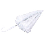White Lace Parasol Umbrella J Handle Elegant Appearance Bridal Lace Umbrella for Wedding Party Decorations Prom In Australia - Darrahopens