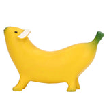 Banana Dog Sculpture Resin Funny Lovely Lightweight Banana Dog Art Decoration for Home Desktop S 8x6cm/3.1x2.4in In Australia - Darrahopens