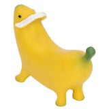 Banana Dog Sculpture Resin Funny Lovely Lightweight Banana Dog Art Decoration for Home Desktop S 8x6cm/3.1x2.4in In Australia - Darrahopens