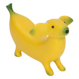 Banana Dog Sculpture Resin Funny Lovely Lightweight Banana Dog Art Decoration for Home Desktop M 13x8cm/5.1x3.1in In Australia - Darrahopens