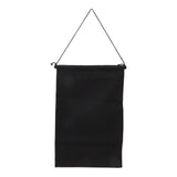 Brooch Storage Hanging Flag Multi Purpose Stylish Classic Pin Collection Organizers Banners for Home Office Dorm Black S 35x22.5cm 25cm(wooden Stick)