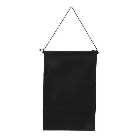 Brooch Storage Hanging Flag Multi Purpose Stylish Classic Pin Collection Organizers Banners for Home Office Dorm Black S 35x22.5cm 25cm(wooden Stick)