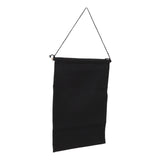 Brooch Storage Hanging Flag Multi Purpose Stylish Classic Pin Collection Organizers Banners for Home Office Dorm Black S 35x22.5cm 25cm(wooden Stick)