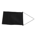 Brooch Storage Hanging Flag Multi Purpose Stylish Classic Pin Collection Organizers Banners for Home Office Dorm Black M 45.5x27.3cm 30cm(wooden Stick)