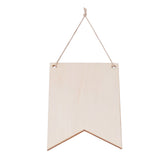 48Pcs Unfinished Hanging Wood Sign Poplar Plywood Blank Wooden Plaque with Ropes for Pyrography Painting Writing