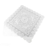 Lace Tablecloth Hollow Pattern Soft Comfortable Simple Lace Decorative Background Cloth for Home Cafe White Lace 60x60cm In Australia - Darrahopens