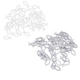 2 Packs Wooden Fish Decoration Good Decoration White Silver Fish Confetti for Christening Decoration Communion In Australia - Darrahopens