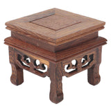 Wooden Display Stand Squared Stable Retro Style Durable Wood Widely Used Wooden Riser for Plant Teapot Jewelry In Australia - Darrahopens