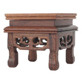 Wooden Display Stand Squared Stable Retro Style Durable Wood Widely Used Wooden Riser for Plant Teapot Jewelry In Australia - Darrahopens