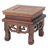Wooden Display Stand Squared Stable Retro Style Durable Wood Widely Used Wooden Riser for Plant Teapot Jewelry In Australia - Darrahopens