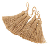 6Pcs Natural Jute Tassels Simple Rustic Style Natural Jute Widely Used Bookmark Tassels for Jewelry Curtain Craft In Australia - Darrahopens