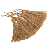 6Pcs Natural Jute Tassels Simple Rustic Style Natural Jute Widely Used Bookmark Tassels for Jewelry Curtain Craft In Australia - Darrahopens