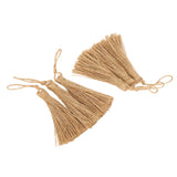 6Pcs Natural Jute Tassels Simple Rustic Style Natural Jute Widely Used Bookmark Tassels for Jewelry Curtain Craft In Australia - Darrahopens