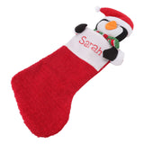 Christmas Stocking Gift Bag Xmas Tree Bedside Hanging Pendant Holiday Ornament for Home Restaurant Hotel Penguin Type