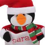 Christmas Stocking Gift Bag Xmas Tree Bedside Hanging Pendant Holiday Ornament for Home Restaurant Hotel Penguin Type