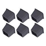 6Pcs 3 Inch Trapezoid Furniture Risers Sofa Leg Pads for Bed Table Cabinet Sofa Feet Black In Australia - Darrahopens