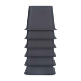 6Pcs 3 Inch Trapezoid Furniture Risers Sofa Leg Pads for Bed Table Cabinet Sofa Feet Black In Australia - Darrahopens