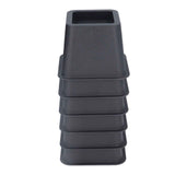 6Pcs 3 Inch Trapezoid Furniture Risers Sofa Leg Pads for Bed Table Cabinet Sofa Feet Black In Australia - Darrahopens