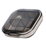 Portable Mini Pill Case Travel Dispensing Pill Organizer Household Food Grade Sealed Storage Medicine Box Small Transparent Black In Australia - Darrahopens