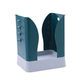 Plastic Garbage Can Expandable Trash Bag Holder Large Capacity for Kitchen Bathroom Blue Gray In Australia - Darrahopens