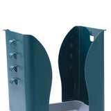 Plastic Garbage Can Expandable Trash Bag Holder Large Capacity for Kitchen Bathroom Blue Gray In Australia - Darrahopens