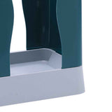 Plastic Garbage Can Expandable Trash Bag Holder Large Capacity for Kitchen Bathroom Blue Gray In Australia - Darrahopens