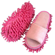 Floor Slippers Lazy Open Toed Mop Slipper Home Use Soft Pure Color Cleaning Slipper Pink M 39-41 In Australia - Darrahopens